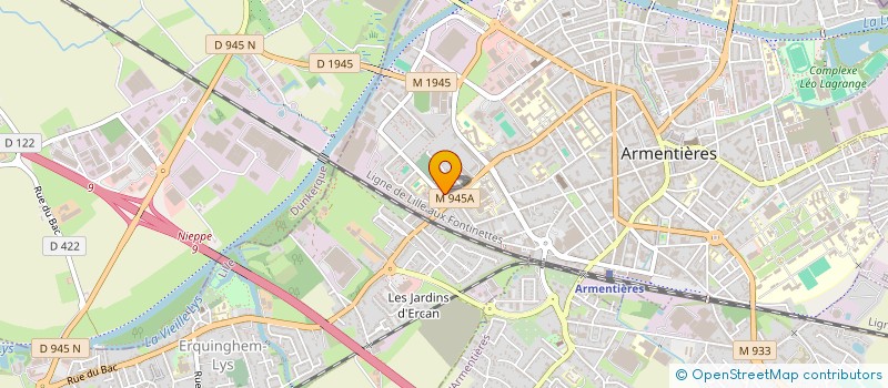 localisation de l'entreprise MADAME JULIE MARTIN  ARMENTIERES