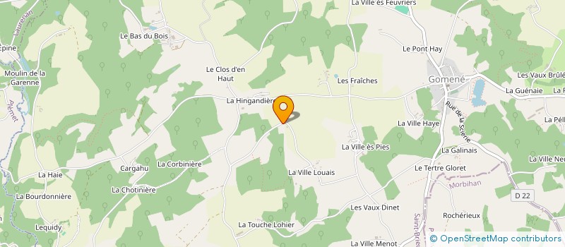 localisation de l'entreprise MADAME JULIE MARTIN  GOMENE