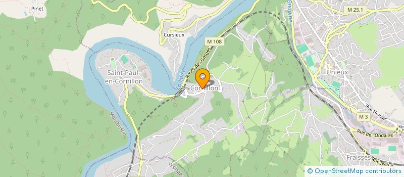 localisation de l'entreprise MADAME JULIE MARTINERIE  SAINT-PAUL-EN-CORNILLON