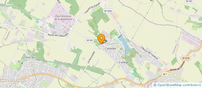 localisation de l'entreprise MADAME JULIE MARTINEZ  FLOURENS