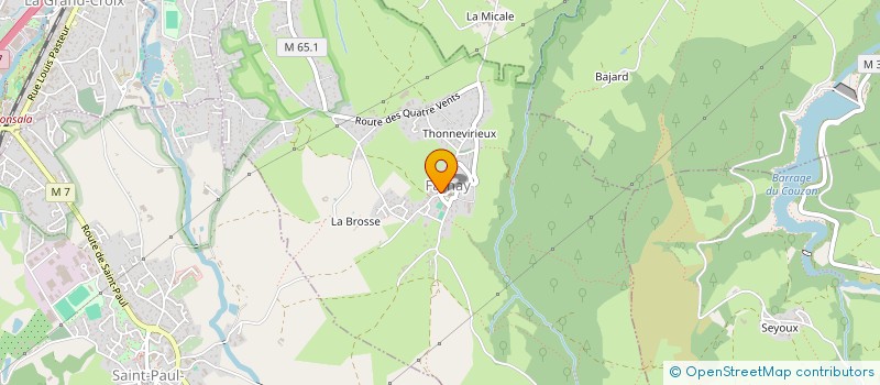 localisation de l'entreprise MADAME JULIE MARTOS  VALFLEURY