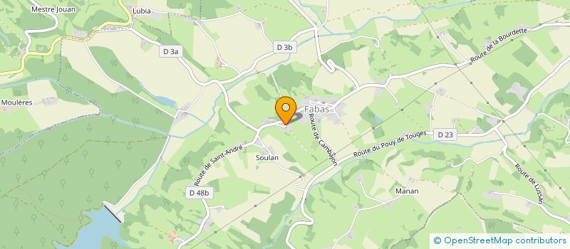 localisation de l'entreprise MADAME JULIE MARTOUZET  MONTBERNARD