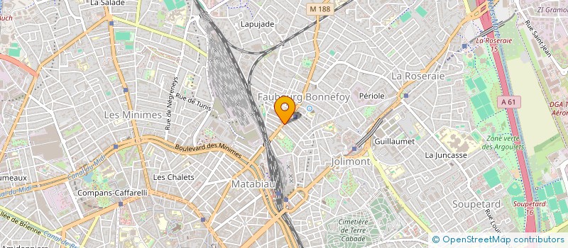 localisation de l'entreprise MADAME JULIE MARTY  TOULOUSE