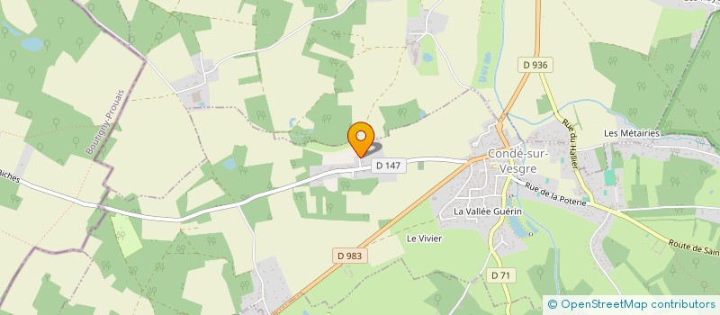 localisation de l'entreprise MADAME JULIE MARTY  CONDE-SUR-VESGRE