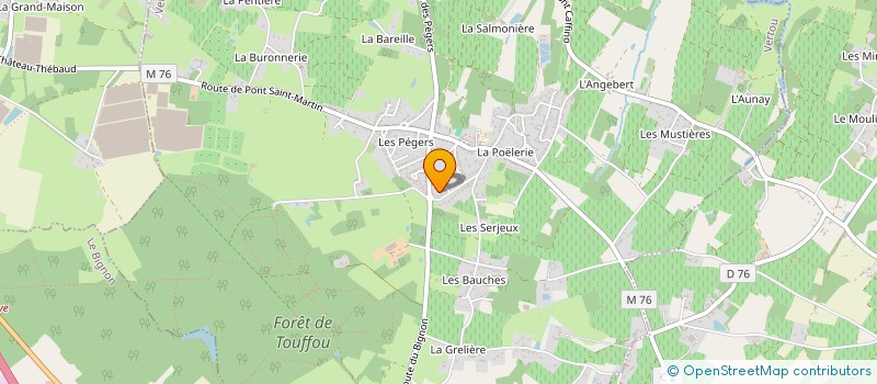 localisation de l'entreprise MADAME JULIE MARTY  VERTOU