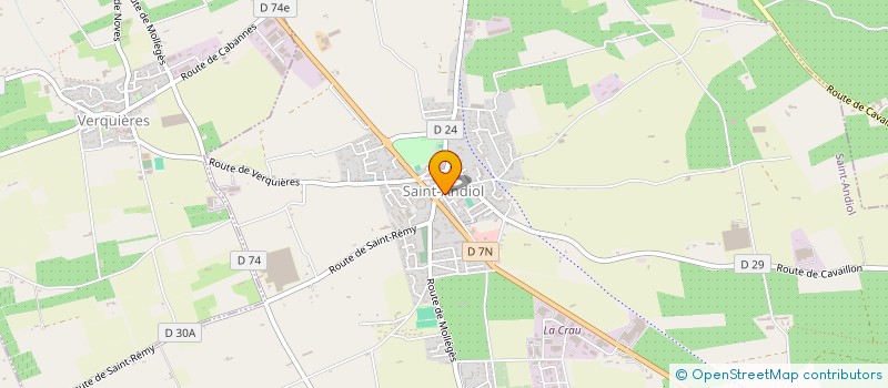 localisation de l'entreprise MADAME JULIE MASSE  SAINT-ANDIOL