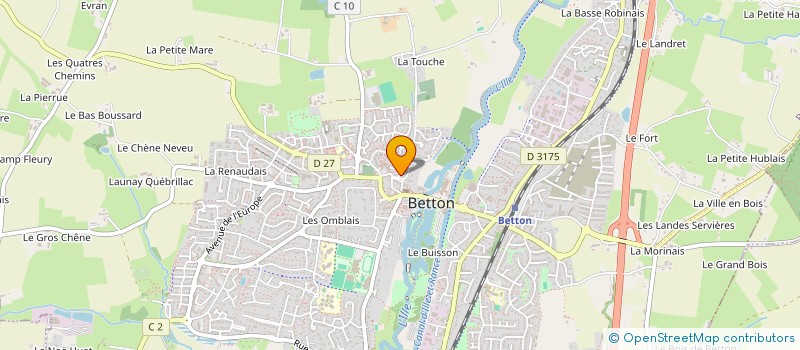 localisation de l'entreprise MADAME JULIE MASSENA  BETTON