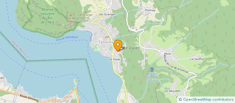 localisation de l'entreprise MADAME JULIE MASSFELDER  TALLOIRES-MONTMIN