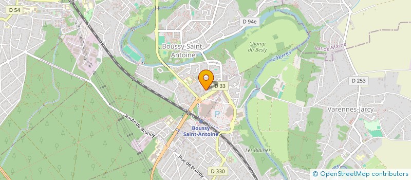 localisation de l'entreprise MADAME JULIE MASSICOT  BOUSSY-SAINT-ANTOINE