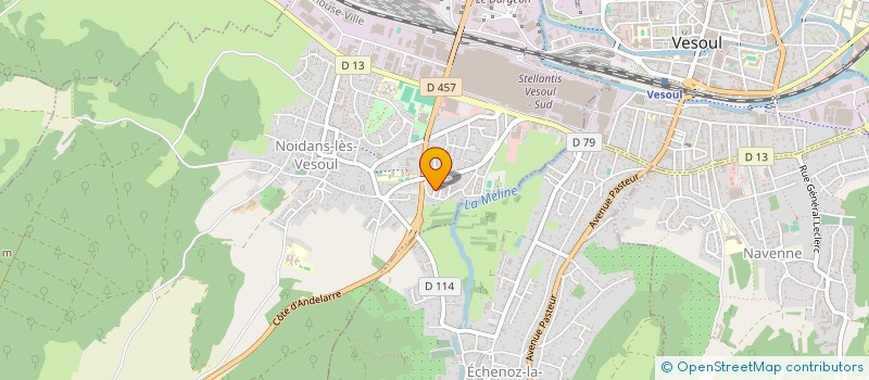 localisation de l'entreprise MADAME JULIE MATHIEU  NOIDANS-LES-VESOUL