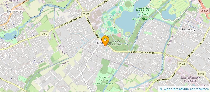 localisation de l'entreprise MADAME JULIE MATHONNIERE  CAPBRETON