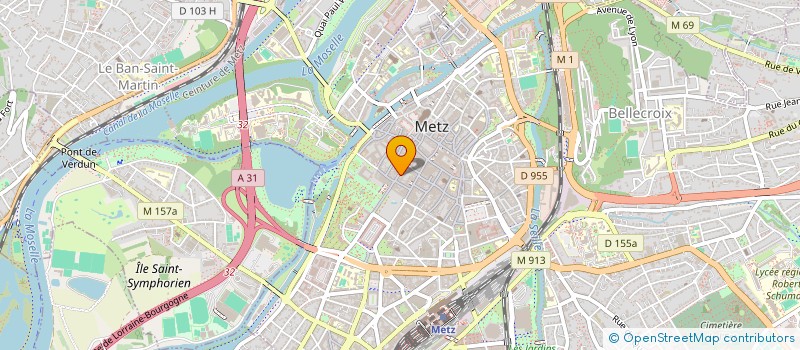 localisation de l'entreprise MADAME JULIE MAURICE  METZ