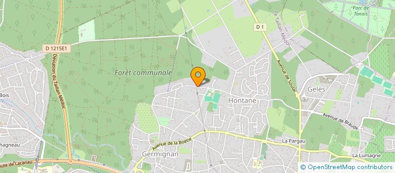 localisation de l'entreprise MADAME JULIE MAURY  LE TAILLAN-MEDOC