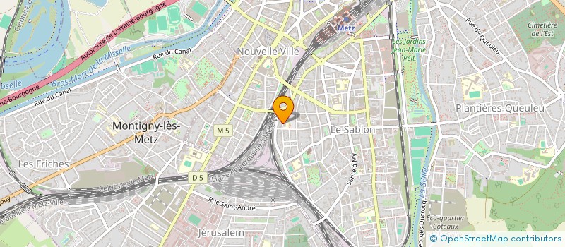 localisation de l'entreprise MADAME JULIE MAZET  METZ