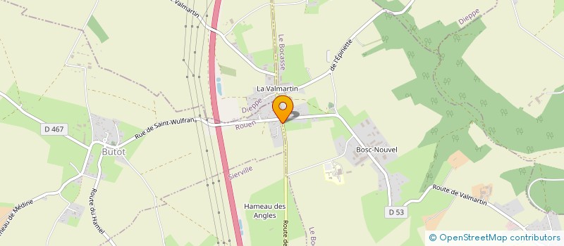 localisation de l'entreprise MADAME JULIE MAZIRE  BUTOT