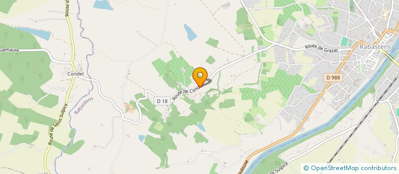 localisation de l'entreprise MADAME JULIE MEDARD  RABASTENS