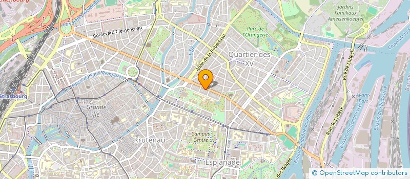 localisation de l'entreprise MADAME JULIE MEGE à STRASBOURG