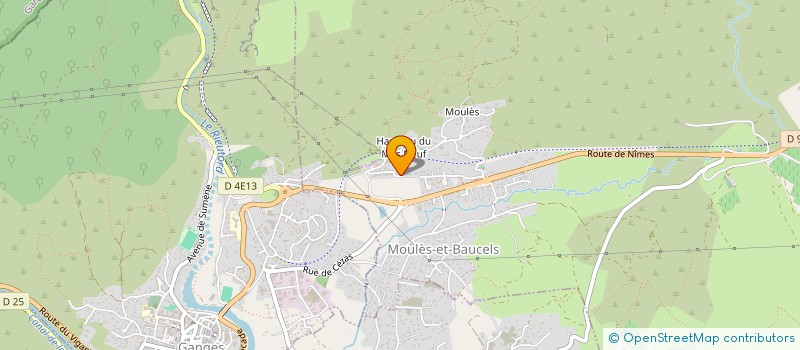 localisation de l'entreprise MADAME JULIE MEGUAL  MOULES-ET-BAUCELS