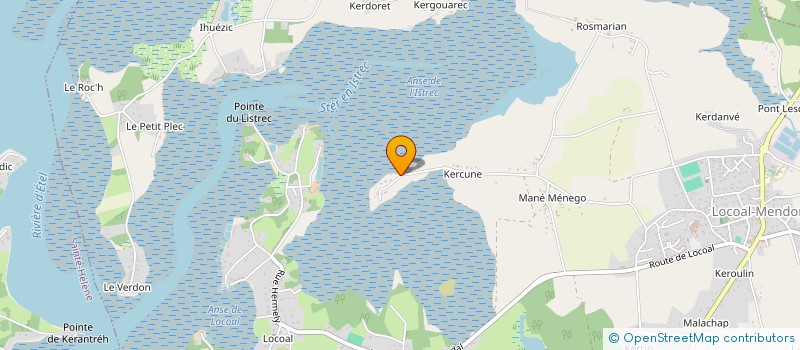 localisation de l'entreprise MADAME JULIE MEINARD  CARNAC