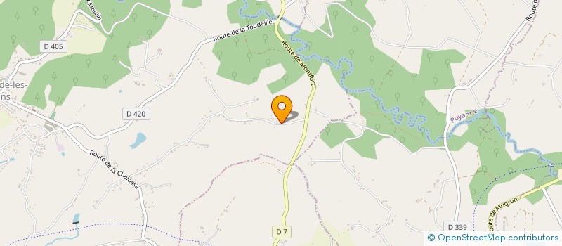 localisation de l'entreprise MADAME JULIE MENANTEAU  GAMARDE-LES-BAINS