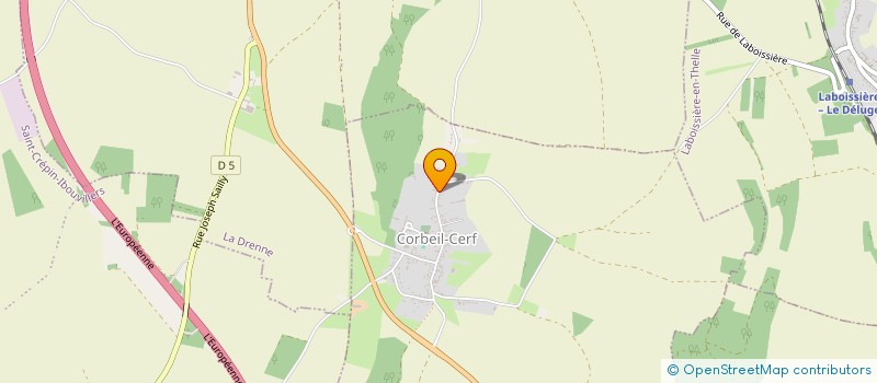 localisation de l'entreprise MADAME JULIE MENARD  CORBEIL CERF