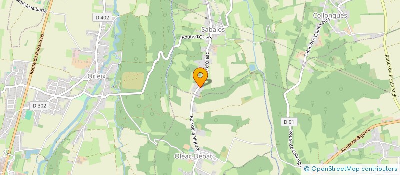 localisation de l'entreprise MADAME JULIE MENENDEZ  SABALOS