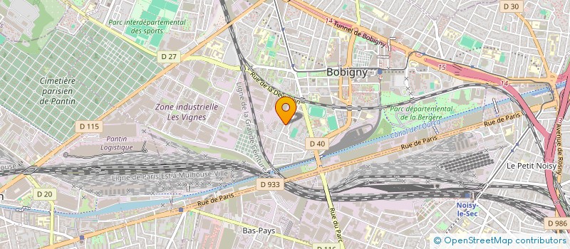 localisation de l'entreprise MADAME JULIE MENNESSON à BOBIGNY