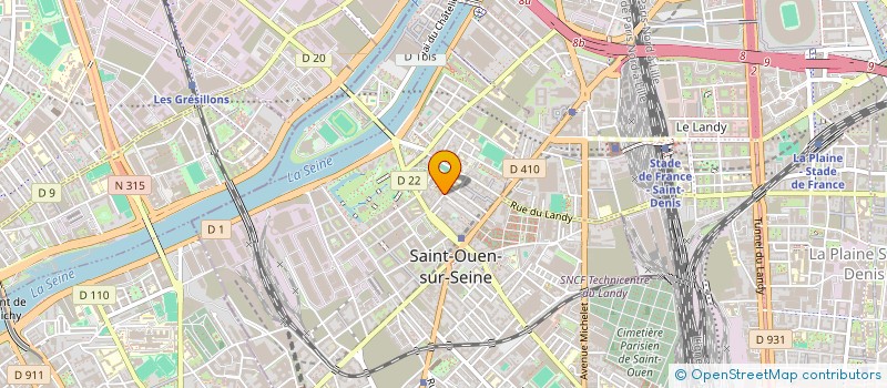 localisation de l'entreprise MADAME JULIE MENU à SAINT-OUEN-SUR-SEINE