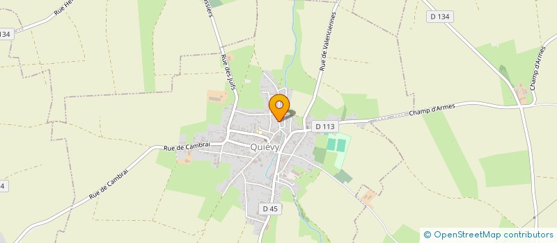 localisation de l'entreprise MADAME JULIE MERCHIER  QUIEVY