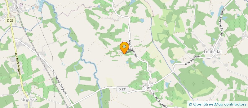 localisation de l'entreprise MADAME JULIE MERCIER  NOGARO