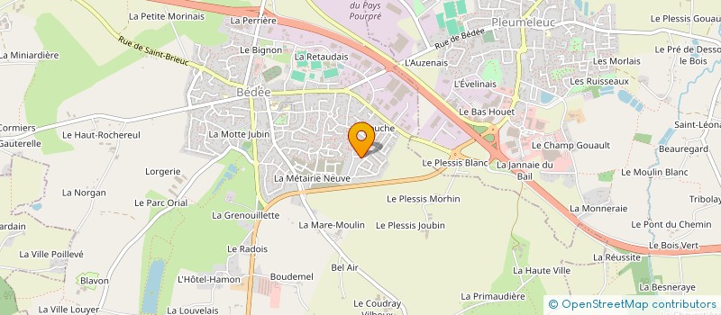 localisation de l'entreprise MADAME JULIE MEREL  BEDEE