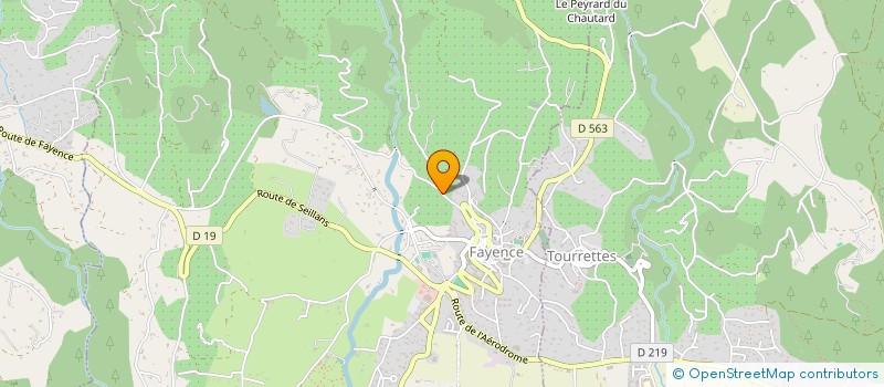 localisation de l'entreprise MADAME JULIE MERESSE  TOURRETTES