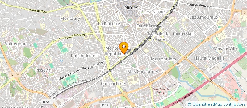 localisation de l'entreprise MADAME JULIE MERINO  NIMES