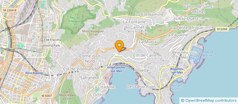 localisation de l'entreprise MADAME JULIE MERLE à VILLEFRANCHE-SUR-MER