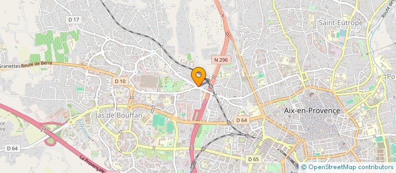 localisation de l'entreprise MADAME JULIE MERVENT à AIX-EN-PROVENCE