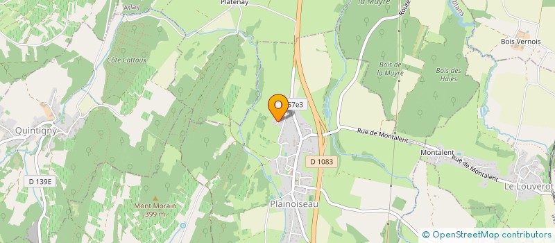 localisation de l'entreprise MADAME JULIE MESSAGER  PLAINOISEAU