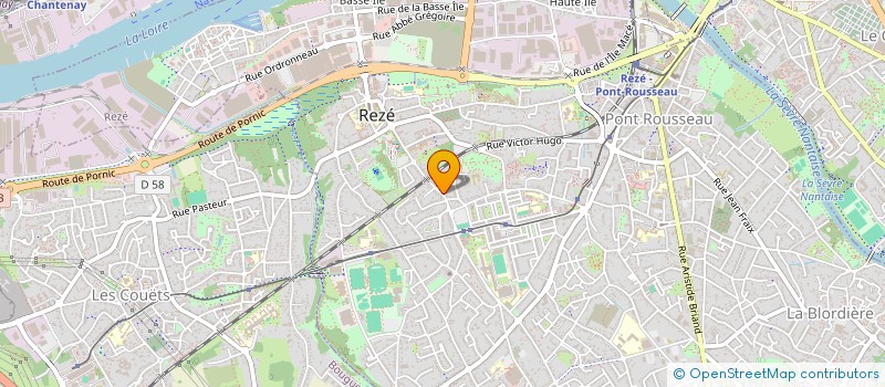 localisation de l'entreprise MADAME JULIE MEUNIER  REZE