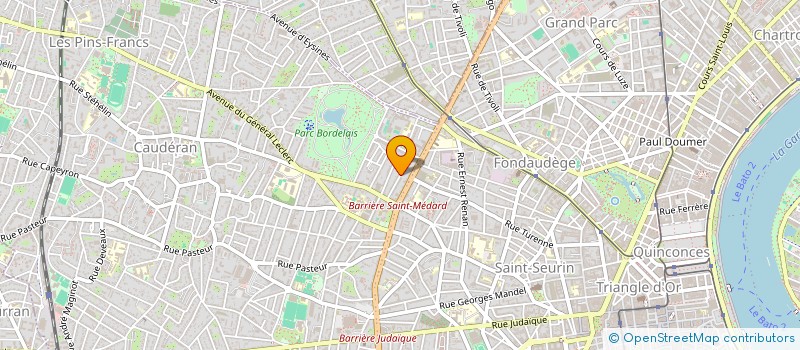 localisation de l'entreprise MADAME JULIE MEURIN  BORDEAUX