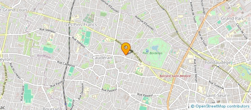 localisation de l'entreprise MADAME JULIE MEZERGUES  BORDEAUX