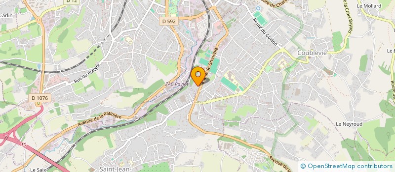 localisation de l'entreprise MADAME JULIE MICHALLAT  COUBLEVIE