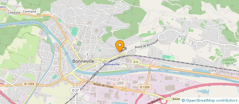 localisation de l'entreprise MADAME JULIE MICHEL  LA ROCHE-SUR-FORON