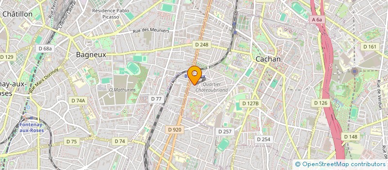 localisation de l'entreprise MADAME JULIE MICHEL  CACHAN