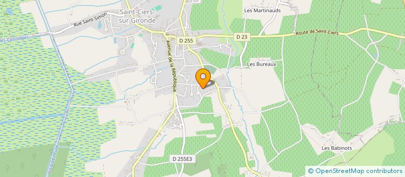 localisation de l'entreprise MADAME JULIE MICHELAS  SAINT-CIERS-SUR-GIRONDE