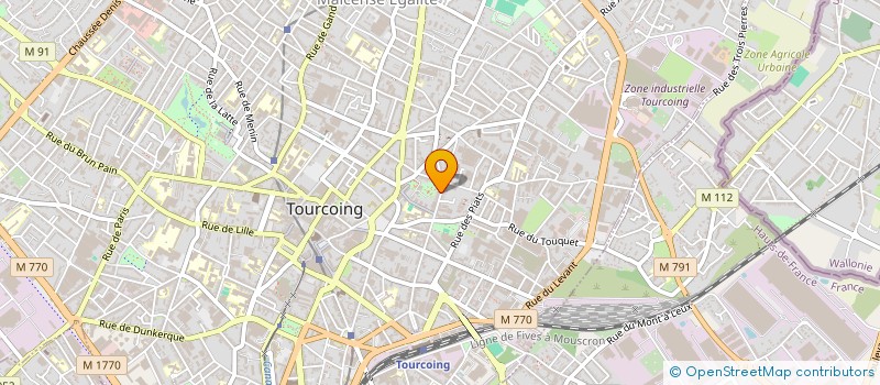 localisation de l'entreprise MADAME JULIE MIGNEAU à TOURCOING