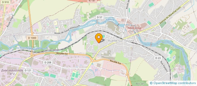 localisation de l'entreprise MADAME JULIE MIGRET à RUELLE-SUR-TOUVRE