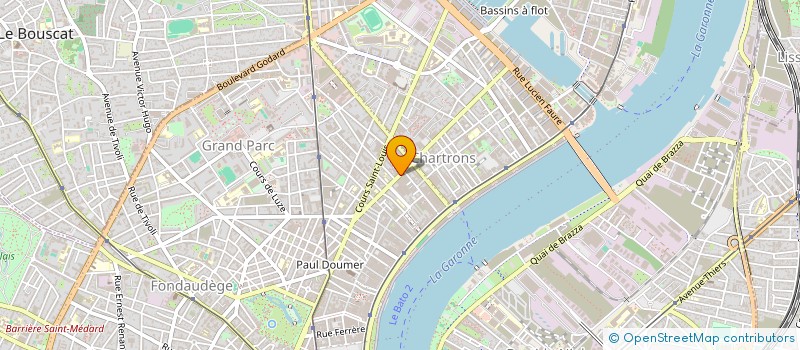 localisation de l'entreprise MADAME JULIE MILLERET  BORDEAUX