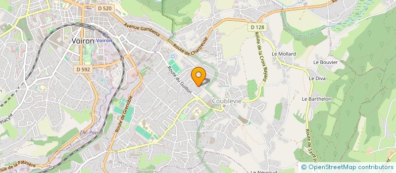 localisation de l'entreprise MADAME JULIE MILLET  COUBLEVIE