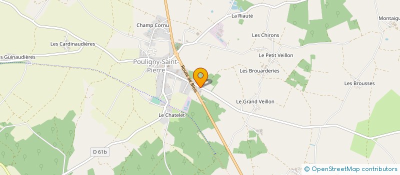 localisation de l'entreprise MADAME JULIE MILLIN à POULIGNY-SAINT-PIERRE