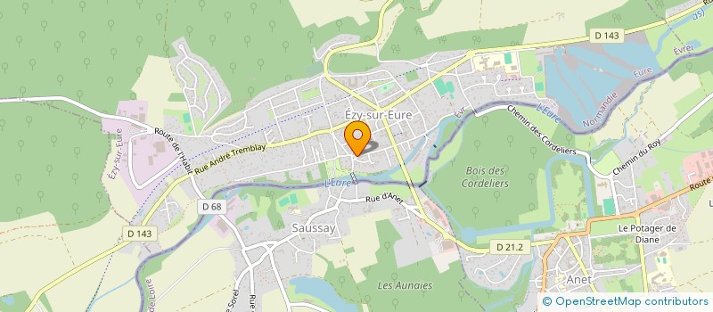 localisation de l'entreprise MADAME JULIE MILLIN  EZY-SUR-EURE