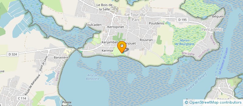 localisation de l'entreprise MADAME JULIE MILLOT  LE TOUR-DU-PARC